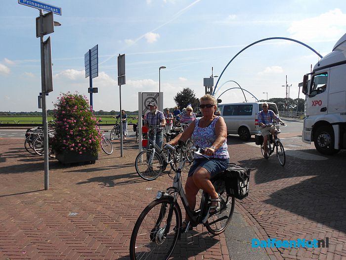 Veel fietsers in Dalfsen