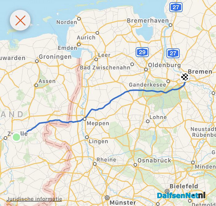 Toerclub Dalfsen fietst naar Bremen - Foto: Ingezonden foto