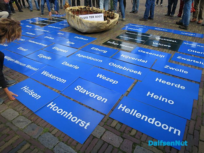 Protest in Den Haag “Hoog Overijssel” groot succes - Foto: Wim