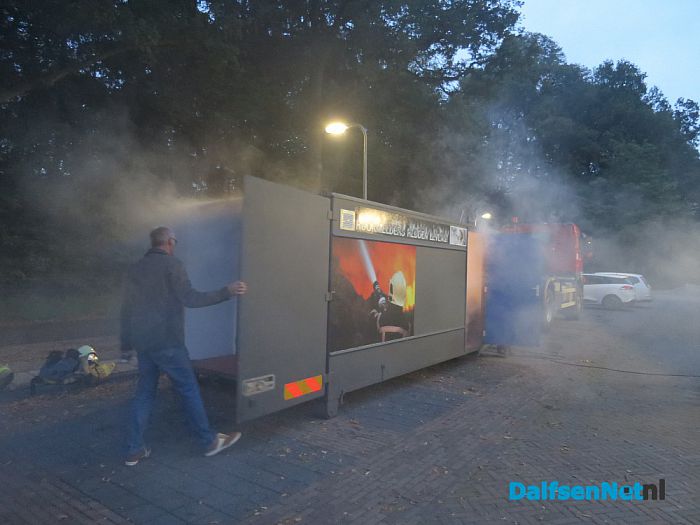 “Grote brand” bij de Potstal in Hoonhorst - Foto: Wim