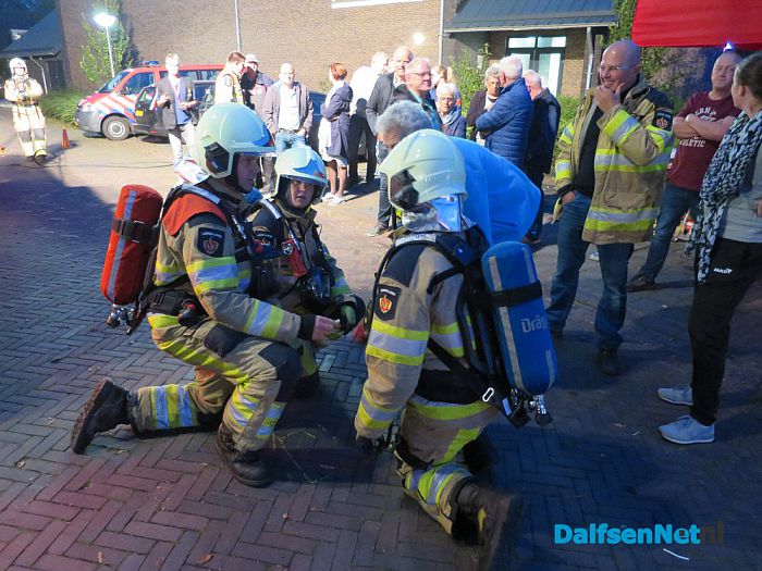“Grote brand” bij de Potstal in Hoonhorst - Foto: Wim