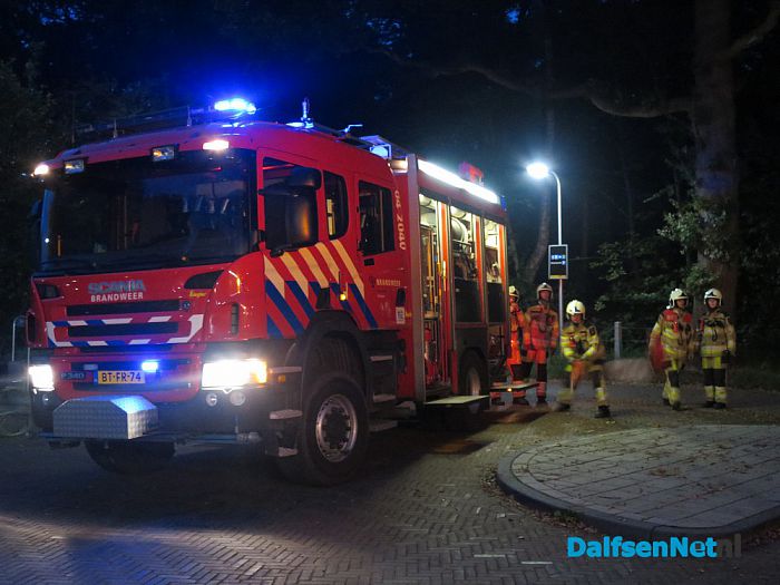 “Grote brand” bij de Potstal in Hoonhorst - Foto: Wim