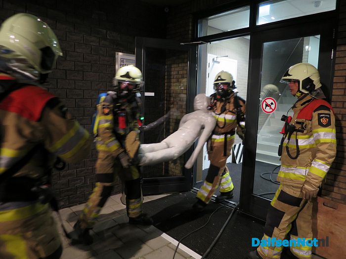 “Grote brand” bij de Potstal in Hoonhorst - Foto: Wim
