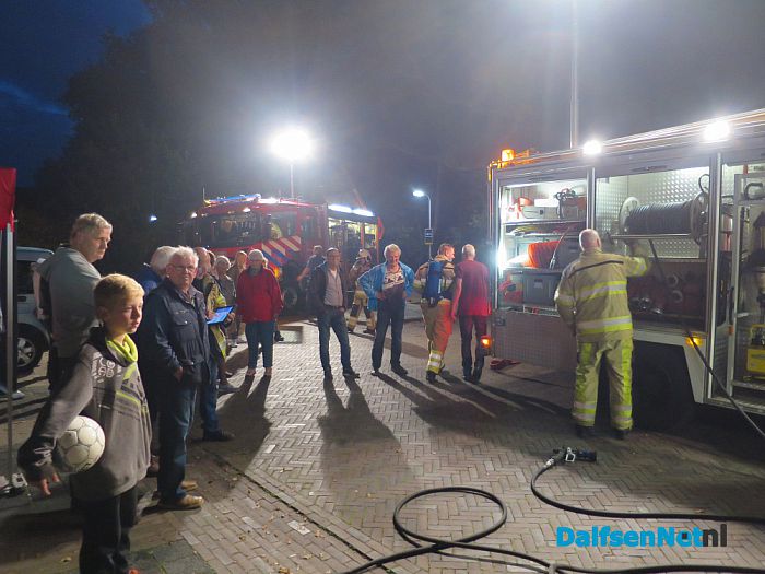 “Grote brand” bij de Potstal in Hoonhorst - Foto: Wim