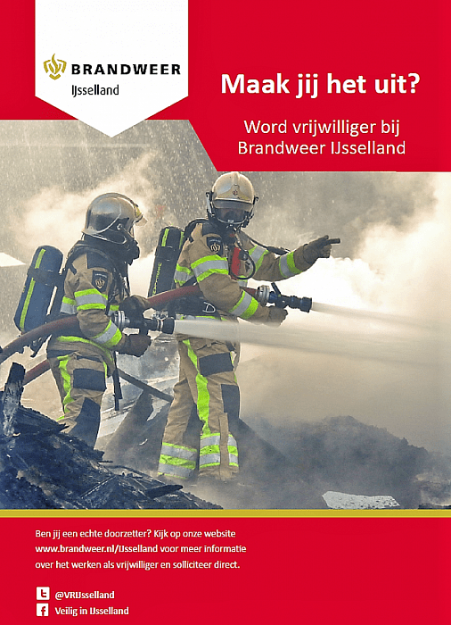 Brandweer IJsselland zoekt nieuwe collega’s. - Foto: Eigen geleverde foto