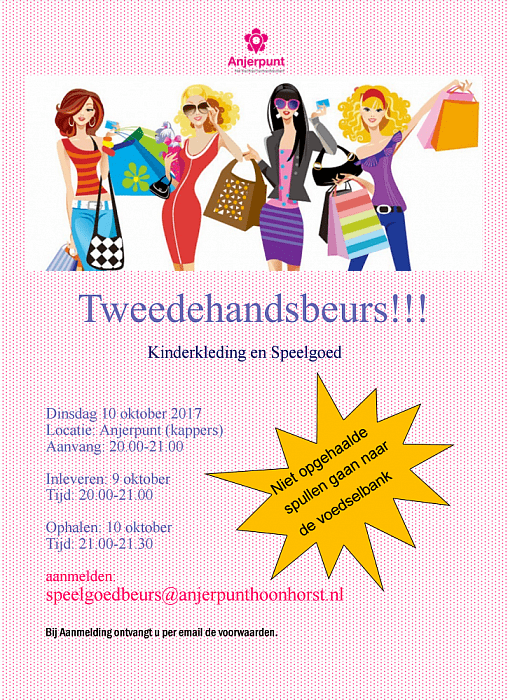 Tweedehands speelgoed- en kledingbeurs Hoonhorst. - Foto: Eigen geleverde foto