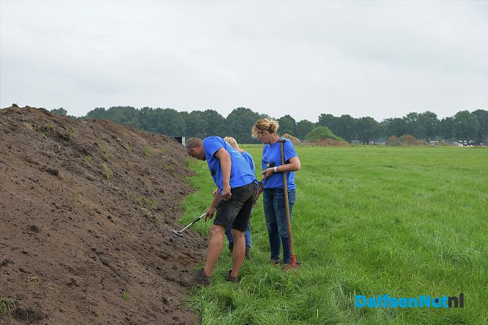 Ploegsporen van een eergetouw - Foto: Johan Bokma