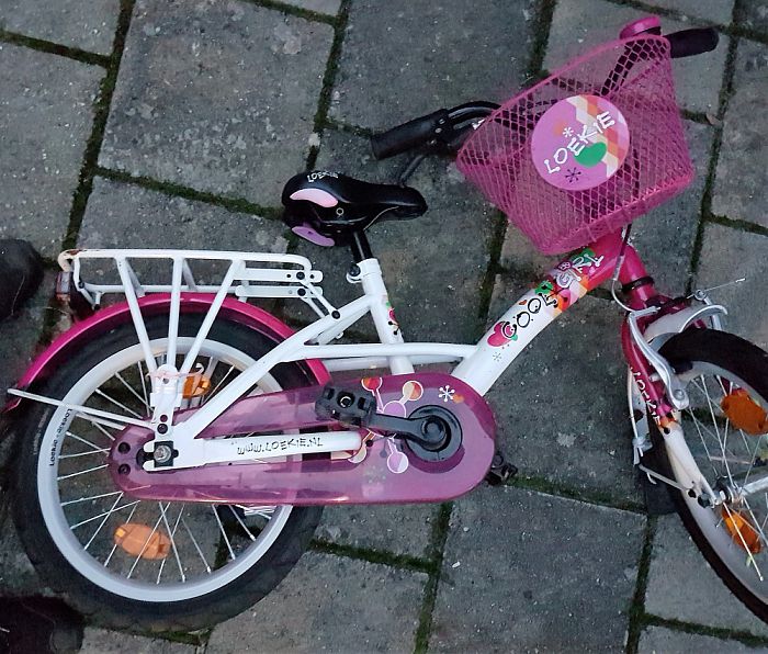 Er was weer een kinderfietsje gevonden - Foto: Eigen geleverde foto