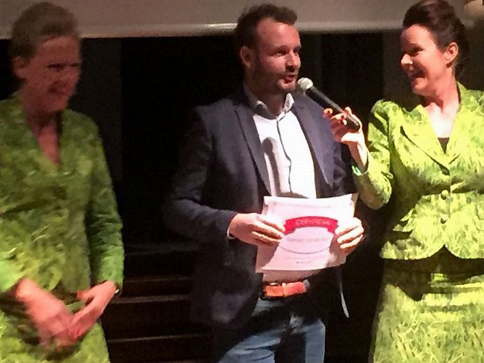 van de Most Ondernemer van het jaar - Foto: Gemeente Dalfsen