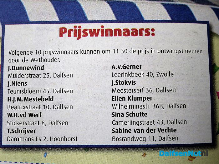150 jaar markt in Dalfsen wordt gevierd - Foto: Wim