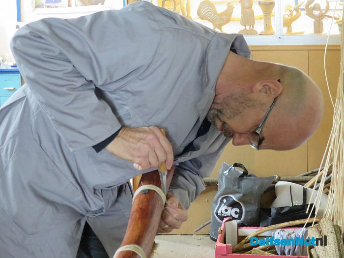 Workshop Midwinterhoorn maken vol geboekt - Foto: Wim