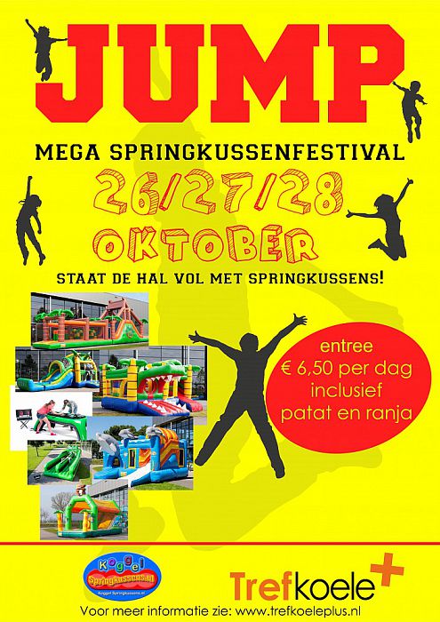 Mega Springkussenfestijn “JUMP” in de Trefkoele +