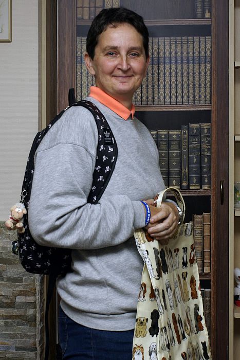 Vrouw met tas deze week Trudie Kamer - Foto: Paul Scholten