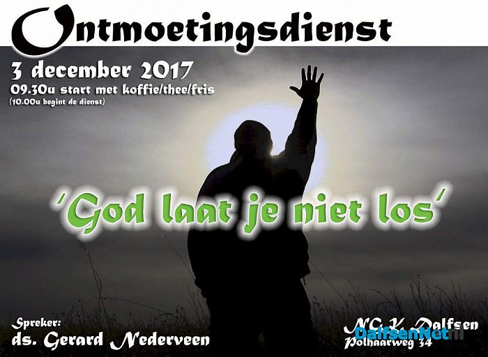 Ontmoetingsdienst in de NGK - Foto: Ingezonden foto