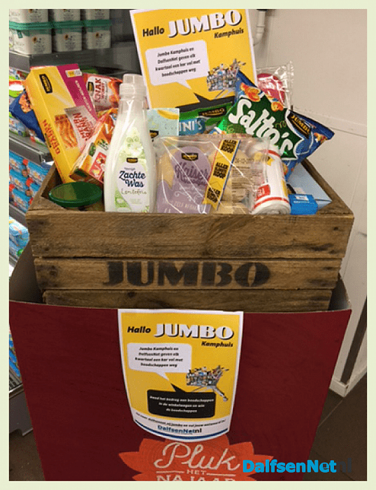 Win weer een gratis krat met boodschappen!