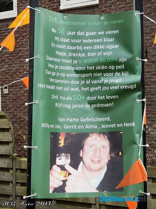 Dirk Wennemars 50 jaar - Foto: H.G. Foto