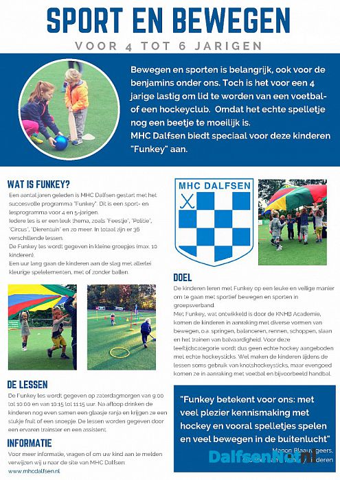 Sport en bewegen voor 4 tot 6 jarigen - Foto: Ingezonden foto