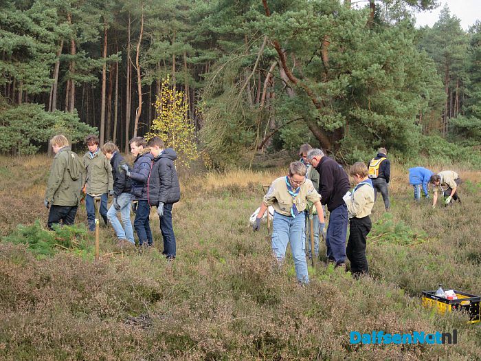 Natuurwerkdag in het Rechterenseveld - Foto: Wim
