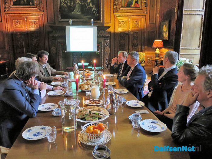 Het College op bedrijfsbezoek bij het landgoed Rechteren
