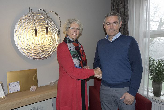 Wissel voorzittershamer hospice ’t Huis de Pastorie - Foto: Geert Bistervels