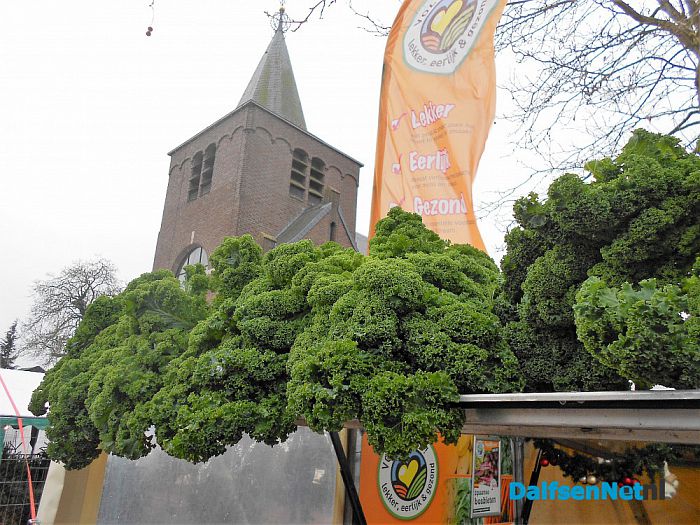 Natuurlijke lockdown groentekraam