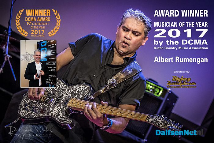 Dalfsenaar Albert Rumengan wint twee DCMA Awards - Foto: Ingezonden foto