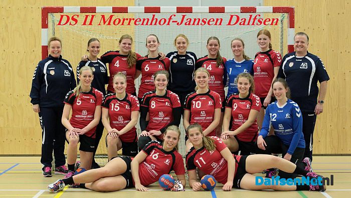 Handbal Dames 2 Morrrenhof Jansen tegen LHC-Van Ewijk nr. 3 tegen nr. 2 - Foto: Ingezonden foto