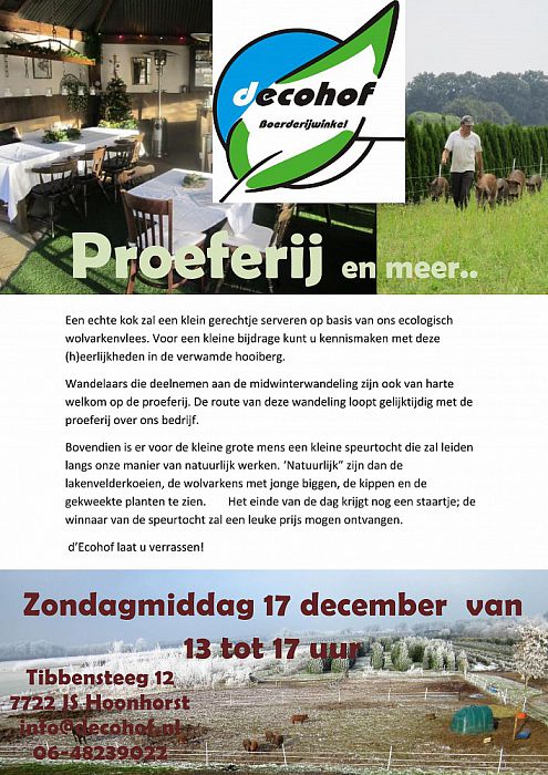 Pauze midwinterwandeltocht - Foto: Eigen geleverde foto