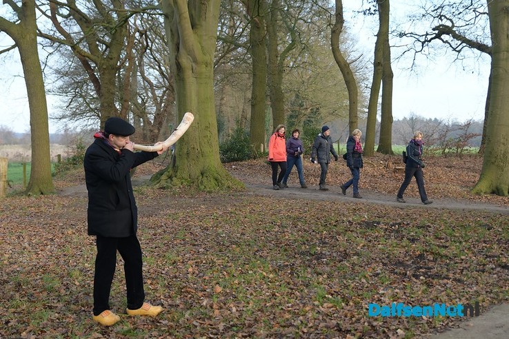 Midwinterhoornwandeling langs landgoederen in Dalfsen - Foto: Johan Bokma