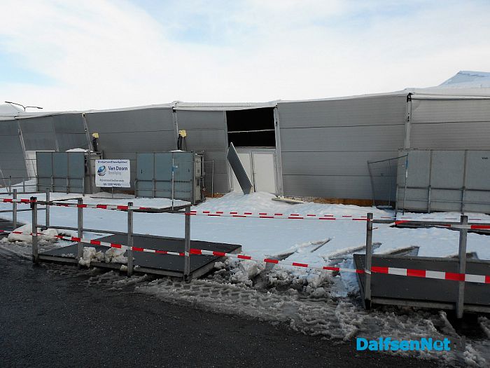 Tent ijsbeelden Zwolle ingestort: update - Foto: Willy