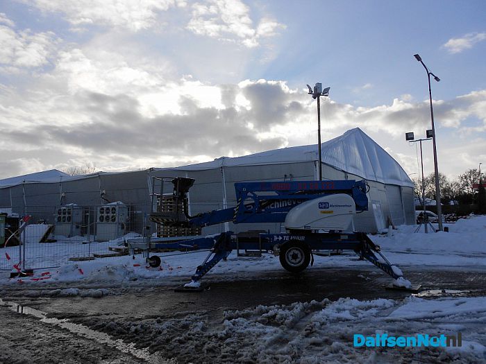 Tent ijsbeelden Zwolle ingestort: update - Foto: Willy