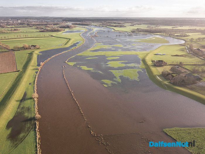 Luchtfoto’s hoog water