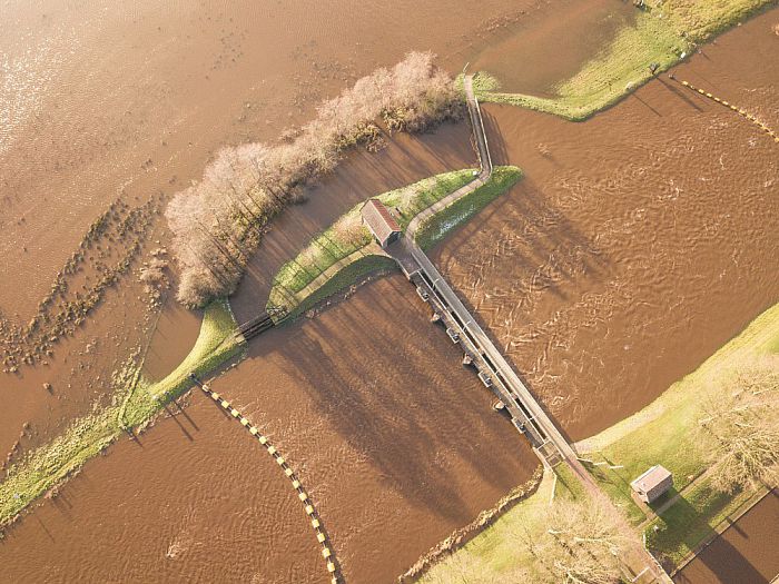 Luchtfoto’s hoog water - Foto: Eigen geleverde foto