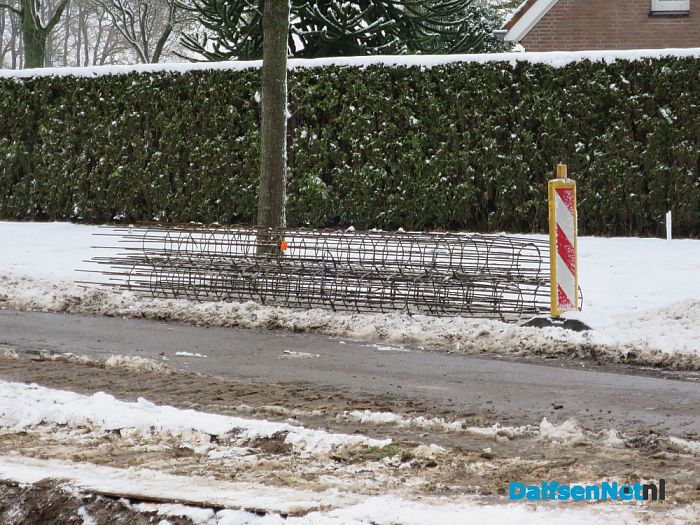 Werk aan RW 35 gaat gewoon door - Foto: Wim