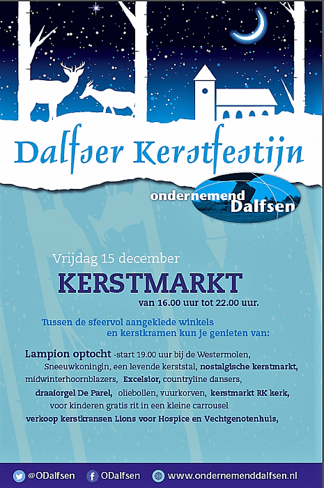 15 december Kerstfestijn Dalfsen - Foto: Eigen geleverde foto