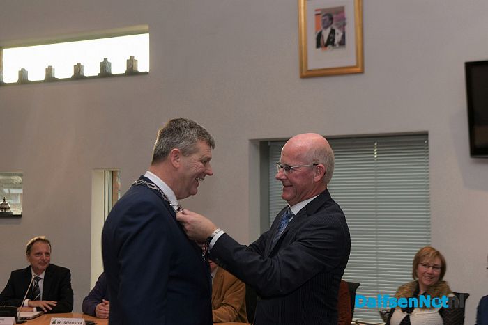 Klaas Agricola beëdigd als burgemeester in Friesland - Foto: Johan Bokma