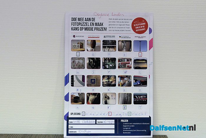 Uitreiking prijzen fotopuzzel - Foto: Johan Bokma