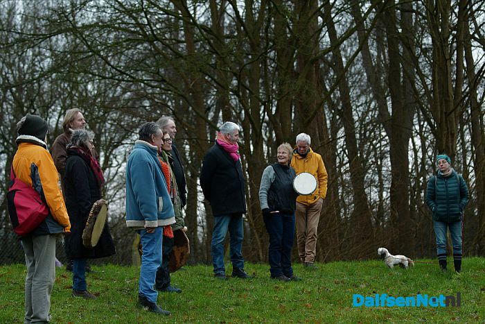 Winter welkomstceremonie aan de Vecht - Foto: Johan Bokma