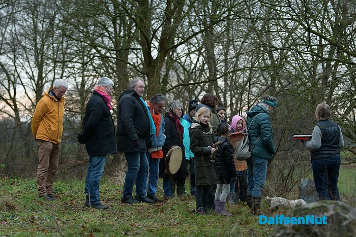 Winter welkomstceremonie aan de Vecht - Foto: Johan Bokma
