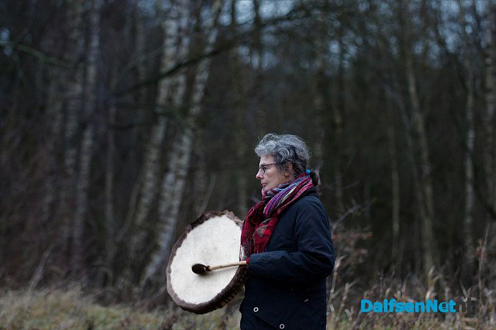 Winter welkomstceremonie aan de Vecht - Foto: Johan Bokma