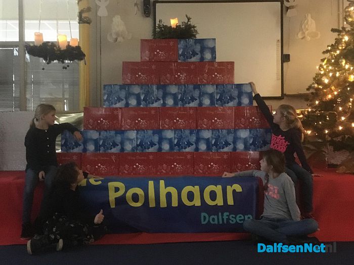 Kbs De Polhaar in actie voor Voedselbank Dalfsen - Foto: Ingezonden foto