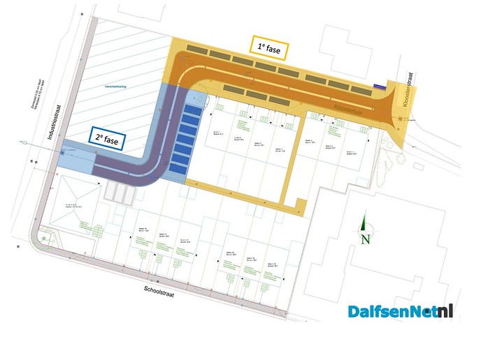 Aanleg nieuwe straat ‘Kloostertuin’ Lemelerveld - Foto: Ingezonden foto