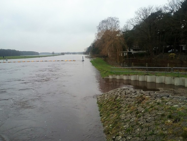 Het wassende water is nu het zakkende water - Foto: Eigen geleverde foto