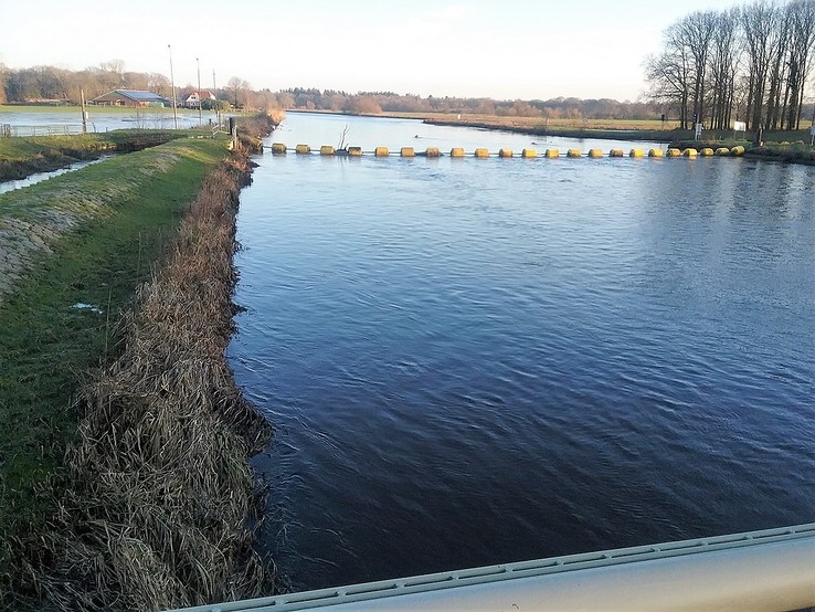 Het wassende water is nu het zakkende water