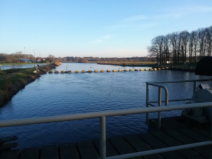 Het wassende water is nu het zakkende water