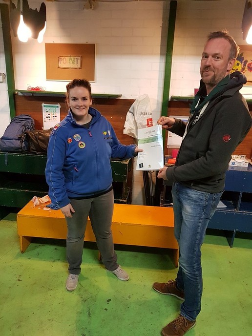 Anniek Slinkman landelijk vakopleider EHBO Scouting Nederland - Foto: Ingezonden foto