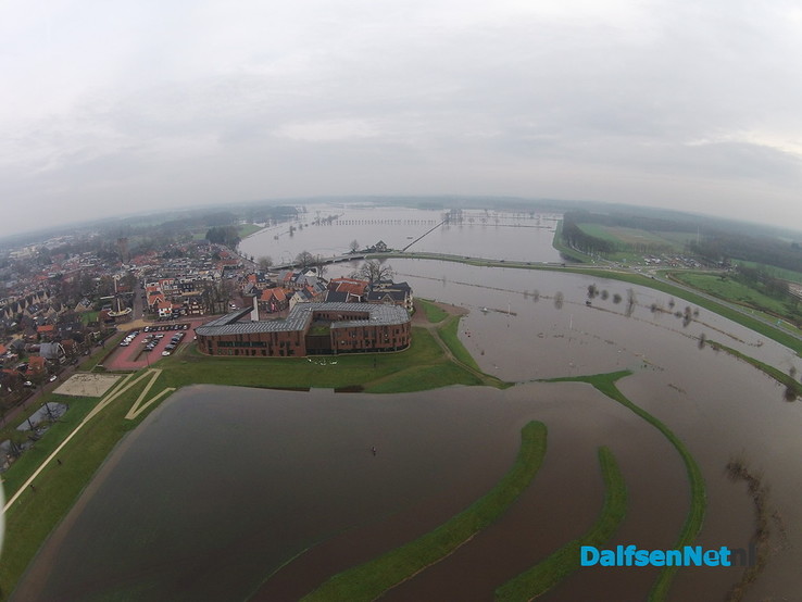 Dalfsen & Vechterweerd bij hoog water - Foto: Ingezonden foto