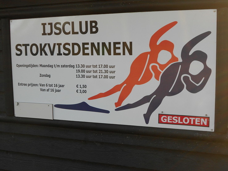 IJslaag Stokvisdennen nog flinterdun