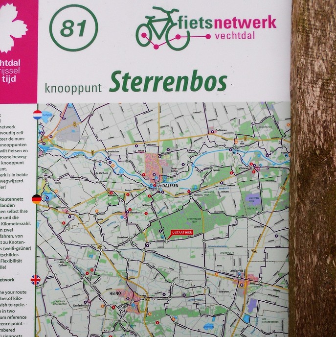 Nieuwe borden fiets netwerk
