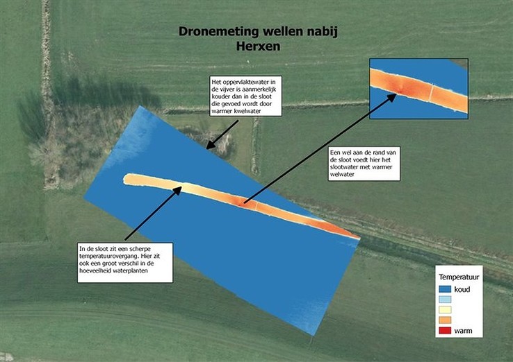 Drone spoort zwakke plekken in dijken op met warmtebeelden